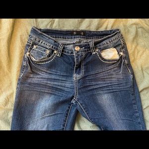 Forever 21 Bootcut Embellished Jeans